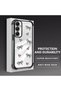 Samsung Galaxy A05S Compatible Transparent Silicone Flutter Protective Case Heart Patterns - 3