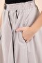 Brown Striped Balloon Skirt Short Sleeve Badili 2-Piece Girl's Set 23462 - 5