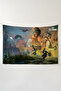 Gamer Wall Cloth, Playstation Xbox – Gaming Themed, High-Quality Fabric, Tapestry Wall Carpet - 2