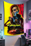 Gamer Wall Cloth, Playstation Xbox – Gaming Themed, High-Quality Fabric, Tapestry Wall Carpet