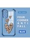 Samsung Galaxy A34 Compatible Transparent Silicone Flutter Protective Case Leopard Patterns - 2