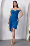 Sweetheart Neckline Shoulder and Skirt Beading Detail Evening Dress 6860 - 3