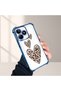 Realme C53 Compatible Transparent Silicone Flutter Protective Case Leopard Patterns