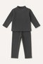 4-12 Years Old Children's Ribana Fleece-Lined Underwear Set Girls and Boys Thermal Look 6 Pieces 3 Sets Set - 5