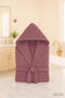Hooded Men's / Women's Bathrobe Large Size Silvia - 2