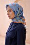 Obje Desen İpek Eşarp 4113D Twill - 2