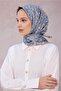 وشاح حرير تويل 100% بنمط زهرة برتقالية 4204 - 10 - 2