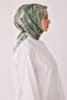 Flower Pattern Green Premium Soft Scarf 2 - 29 - 3