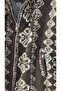 Coat Tile Pattern Floral Pattern Zippered - 4
