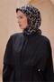 وشاح حريري بنمط مونوغرام 4102D تويل - 2