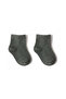 Baby Socks Set, 9-12 Months, 3 Pieces, Red, Gray and White - 3