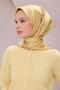 Mustard Geometric Pattern 100% Twill Silk Scarf 4203 - 38 - 2