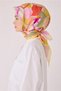 Geometric Pattern Silk Scarf 4054D (Twill)-06 - 2