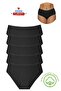5-Pack 100% Cotton Heart Patterned Bato Panties - High-Waist & Comfortable Fit Daily Underwear