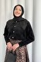Authentic Lace Collar Knitwear Cardigan 2624 - Black - 3