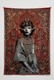 Vintage Wall Hanging – Authentic Pattern Themed, High-Quality Fabric, Tapestry Wall Carpet - 2