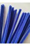 50 Pieces of Navy Blue Chenille, Fuzzy Wire Suitable for Flower Making, 30 cm 6 mm - 5