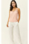 Women's Powder Lace Detailed Sandy Blouse with Adjustable Ring Straps
