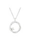 Woven Zircon Ring - Silver 925 - 2