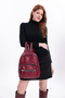 Sofia Washed Leather 4 Compartment Backpack - 4