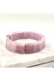 Certified Kunzite Rolex Cut Natural Stone Misinali Bracelet - 3