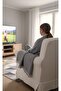 100% Organic Cotton 4-Layer Muslin Sofa Throw - Tv Blanket - Double-Sided Decorative Cover (90X200) - 2
