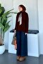 Paradox Scarf Sweater Brown - 4