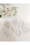 Tea Cup Set 6 Pieces Glass Tea Cup with Gold Detail 140 ml - 3