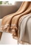 100% Organic Cotton 4-Layer Muslin Sofa Throw - Tv Blanket - Double-Sided Decorative Cover (90X200)