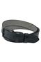 Black Faux Leather 4 Cm. Wide Middle Patterned Model Sports Men's Belt // 7000-38 - 4