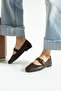 Wide Belt Buckle Casual Women's Ballerinas Gift Casual Ballerinas Stc1202 - 2