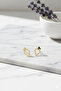 Modern Geometric Design Earrings - V Shape Upper and Diamond Slice Lower Combination Earrings