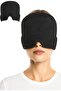 Gel Filled Headband Cold Compress Eye Mask Therapy Band, Black