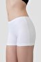 Women's 6-Pack Cotton Stretch Boxer Briefs Set - Black White Skin Color Comfortable Cut Everyday Briefs - 3