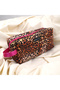 Leopard Print Makeup Bag Travel Bag for Hair Styling Large Size Washable - 2