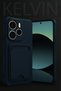 Mtxdpn Xiaomi Redmi Note 14 4g Kelvin Silicone with Business Card (00139) - Navy Blue - 2