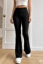 Women's Stretchy Fabric Shaping / Sculpting Flared Leggings - 5