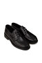 Men's Genuine Leather Black Marine Shoes - 4