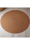 Jute-Wicker-Black Color, Living Room, Living Room, Entrance, Hall, Kitchen, Round - Double Sided Carpet Rug Mat. - 6