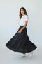 Women's Modal Fabric Elastic Waist Midi Skirt - 7