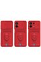 Mtxdpn Xiaomi Redmi Note 13 4g Case Zuma Silicone with Ring and Business Card Holder (00355) - Pink - 2