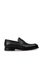 Men's Genuine Leather Black Classic Loafer Shoes