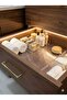 Premium Transparent Striped Drawer Mat 44X100 Cm-Cuttable Shelf Cover, Non-Slip and Easy to Clean - 4