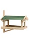 Bird Feeder Solid Wood 35x29.5x21 cm