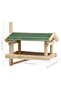 Bird Feeder Solid Wood 35x29.5x21 cm - 3