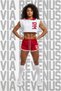 Gym Printed Women's Sportswear Set - Jersey Fabric Mini Shorts and 100% Cotton Hooded Crop Top
