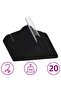 20 pcs Clothes Hanger Set Anti-slip Black Velvet