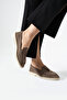 Genuine Suede Leather Loafer Mink Women's Shoes
