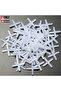 100PCS Tile Spacers,Decorative Tile,Plastic Cross Tile Gasket,Slab Spacers, for Tile Fixing Mat - 4