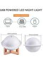 Table Desk Oil Diffuser Aroma Air Humidifier, LED Night Light with Moon Planet Design. - 4